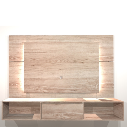 Wooden Entertainment Unit / Modern TV Stand / Functional Living Room Furniture